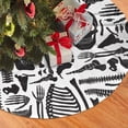 thumbnail image 2 of XMXY Halloween Christmas Tree Skirt, Decomposition Skeleton Corpses Holiday Party Indoor Decorations Ornaments, 30 Inch, 2 of 5