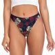 thumbnail image 1 of Fotbe Roses Skulls Tanga Sin Costuras para Mujer con Estampado – Panties Invisibles, Transpirables y Cómodos para Uso Diario-Large, 1 of 6