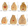thumbnail image 2 of Wooden Bear Family Statue Animal Statue 3-PERSON FAMILY, 2 of 5