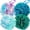 Mixed Color 60g, variant on Loofah Sponge Shower Loofahs 4 Colors Bath Sponges Body Scrubbers