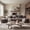 Light Brown, variant on LQLI 138.6'' Modular Sectional Sofa with Pillows, Curved 4-Seater Large Sofa Couches, Comfy Upholstered Sectional Cloud Couch for Living Room, No Assembly Required