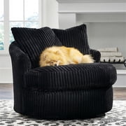 Signature Design by Ashley Furniture Gramwell Onyx Swivel Chair
