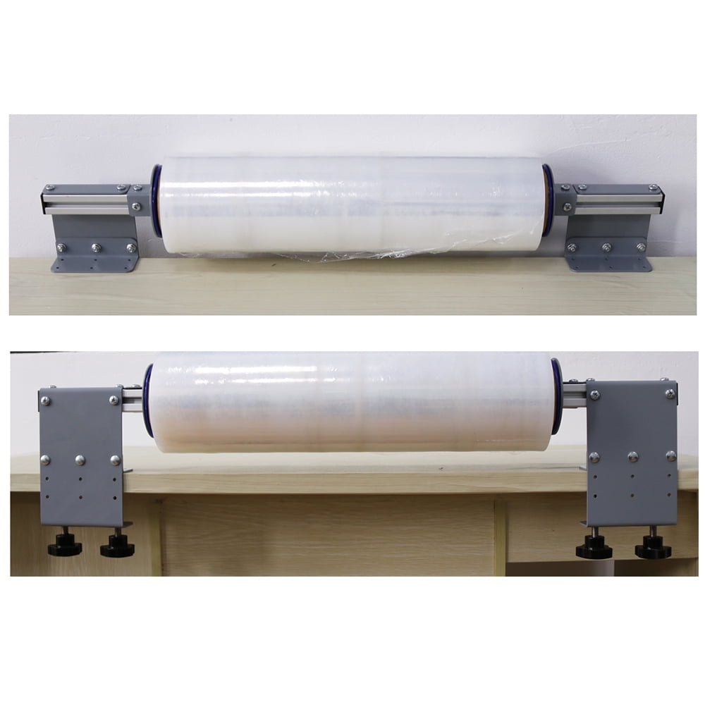 INTBUYING Table Fixed Type Horizontal Stretch Film Baler Single Roll Wrapping Membrane Support