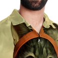 thumbnail image 5 of Retro Cat Men's Casual Printed Button Down Short Sleeve Poplin Hawaiian Beach Shirt with Spread Collar Tops, 5 of 6