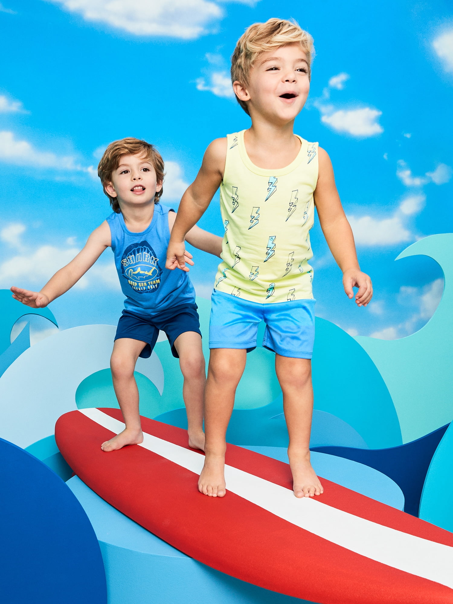 Garanimals Newborn, Baby & Toddler Boy Lightweight Active Shorts 4-Pack, Sizes 0-6T