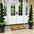 thumbnail image 3 of A1 Home Collections Natural Coir & Rubber Door Mat, Long-Lasting Entrance Doormats for Front Door, Thick & Non-Slip Durable Outdoor Entry Mat 24" x 39", 3 of 7