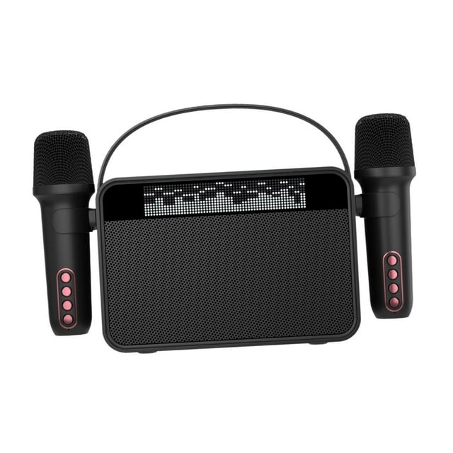 Xuanheng Mini Karaoke Machine Birthday Party Portable Speaker for Wedding Home Summer black