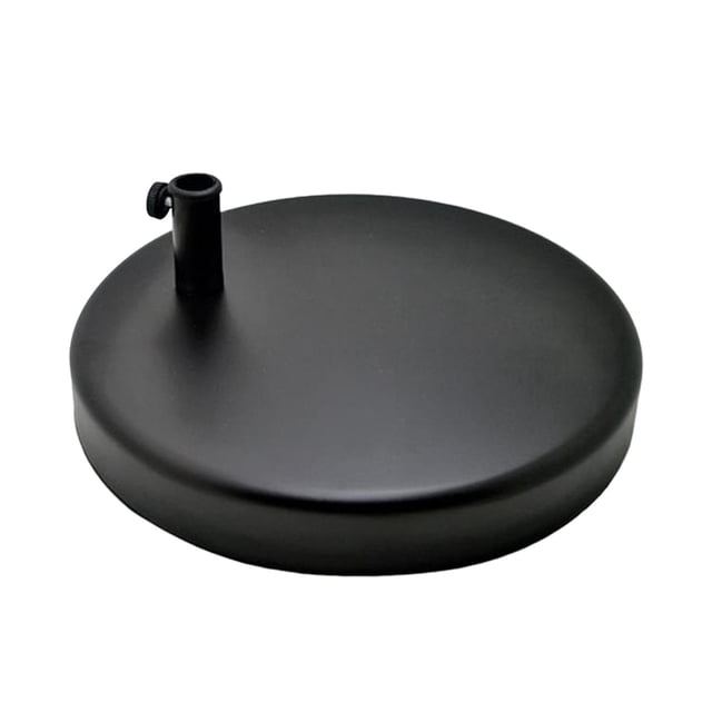 Round Metal Base for Table Lamp, DIY Desk Lamp Base for Architect Swing Arm Lamp Accessories White