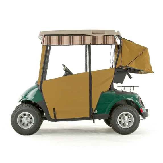 EZGO RXV Golf Cart PRO-TOURING Sunbrella Track Enclosure - Wheat
