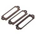 thumbnail image 4 of HILABEE 4x20pcs screw type label/card /tag holder drawer label pull for DIY red bronze 4 Pcs, 4 of 8