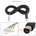 thumbnail image 4 of YINETTECH 2 Pcs Câble de Réparation de Manette de Console de Jeu de Remplacement 10 Pieds 3M avec 6 Broches d'En-Tête Compatible avec Nintendo Compatible avec Gamecube GC NGC Manette, 4 of 5