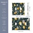 thumbnail image 2 of Yayeee Toggle Light Switch Wall Plate 2-Gang 4.56"x4.48" Decorative Outlet Cover, Floral Lemons, 2 of 7