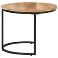thumbnail image 2 of vidaXL Nesting Tables 2 pcs Rough Mango Wood, 2 of 5