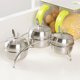 thumbnail image 5 of Contenedor de Acero Inoxidable Macarena 3 Piezas con Tapa y Cucharas Pequeñas, 5 of 8