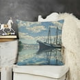 thumbnail image 2 of YINGXI Throw Pillow Cover Chrysanthemums Decorative Cushion Covers for Sofa Couch Bed Car 18x18in, 2 of 5
