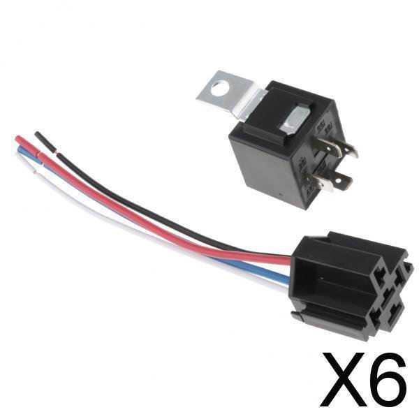 Conector de Mazo de Cables Baoblaze 4 Pines 6x 40A