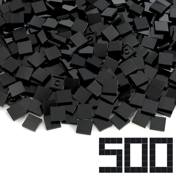 Bloques de construcción Feleph Black 2 × 2 × 500 piezas para niños