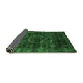 thumbnail image 2 of Ahgly Company Indoor Rectangle Abstract Emerald Green Modern Area Rugs, 8' x 12', 2 of 4