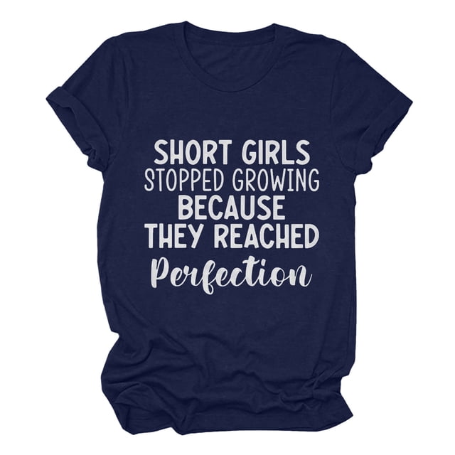 Mrat Blouses & Chemises à Manches Courtes Col Rond Franges pour Femmes Hauts de Travail pour Dames Blouse à Manches Courtes Imprimé Lettre T-Shirt Hauts Tee-Shirts à Manches Courtes pour Femmes