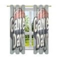thumbnail image 7 of Yayeee Window Curtains Set of 2 for Living Room Light Filtering 63"x42", Gray Game Day, 7 of 7