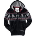 thumbnail image 1 of Aeropostale - Sudadera con capucha y cremallera completa para hombre, color negro, talla mediana, 1 of 1
