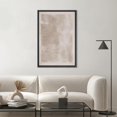 thumbnail image 2 of HFDF Canvas Print Wall Art Faded Textured Brown & White Color Blocks Abstract Shapes Illustrations Minimalism Contemporary Nordic Decorative for Living Room, Bedroom Black 12x18inch Framed, 2 of 6