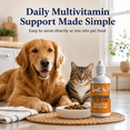 thumbnail image 6 of POLHIDE Multivitamin 10-in-One Dog and Cat Liquid Supplement, Vitamin C, D3, B Vitamins, Glucosamine, Cranberry & MSM, 4.2 fl oz / 120 mL, 6 of 8