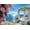 5x3Ft, variant on Greece Island Backdrop Blue Aegean Sea Landscape Background Blossoming Flowers Greece Party Decorations Banner Supplies Photo Booth Props