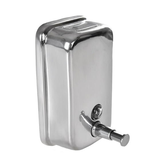 UPKOCH Bathroom Use Wall Soap Dispenser Stainless Steel 1Set
