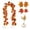 #A01-C, variant on Fall Garland Maple Leaf Pumpkin Vine Decoration for Thanksgiving Halloween Fall Wedding Fireplace Mantel Party Christmas, 3.3 Ft Artificial Autumn Decor with Realistic Leaves & Pumpkins