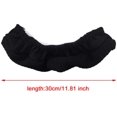 thumbnail image 3 of 2 Pieces Stretch Polyester Computer/Office/Rotating Desk Chair Armrest Covers Wheelchair Arm Rest Pad Elbows Forearms Slipcover - Black, 3 of 7