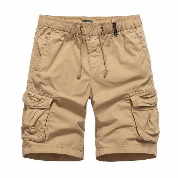 TopLLC Mens Shorts, Men pants Men's Sports Leisure Elastic Waist Multi-Pockets Relaxed Summer Shorts Pants