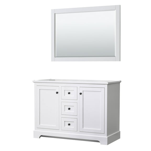 Wyndham Collection Wcv232348dcxsxxm46 Avery 48" Single Free Standing Vanity Cabinet -
