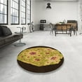 thumbnail image 4 of Ahgly Tapis d'Intérieur Lavable en Machine Carré Rouge Nuit, 3 Pieds Carré, 4 of 7