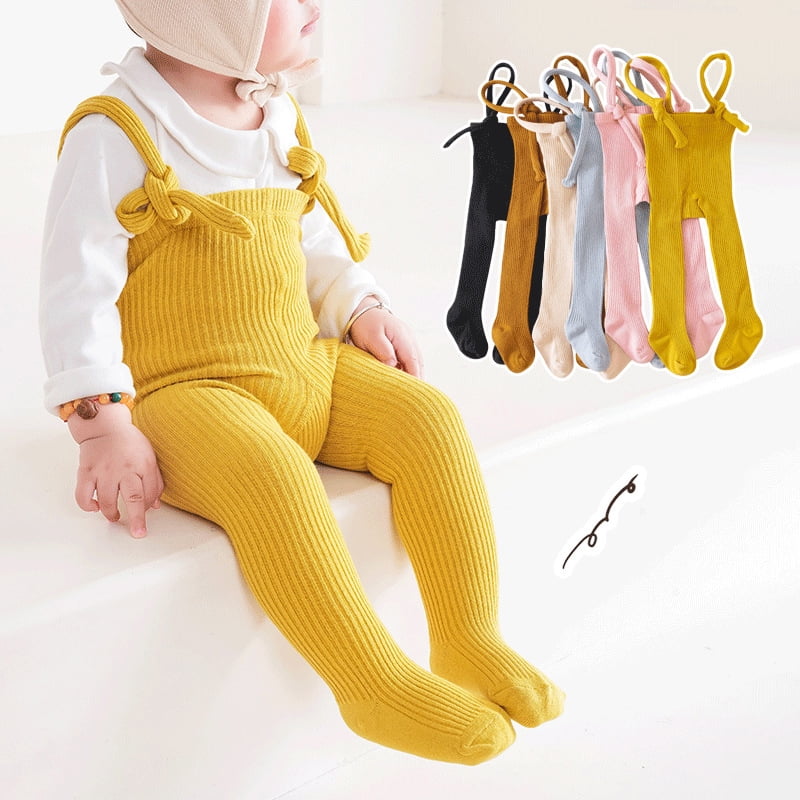 Autumn Baby Pantyhose Socks 0 2Y Infant Suspender Tight Solid Cotton Toddler Knit Stockings Girl Boy Newborn High Waist Leggings blue fit 6 12 months