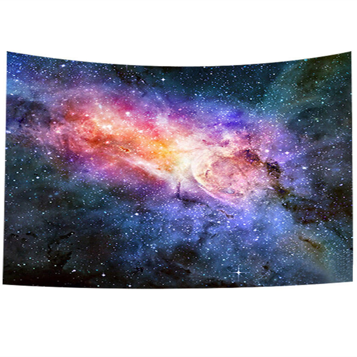 Galaxy Nebula Wall Hanging Tapestry Psychedelic Bedroom Home Decoration