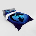 thumbnail image 3 of Ambesonne Ocean Bedding Set 3 Pcs, Aquatic Girl Mermaid, Twin XL, Purple Black, 3 of 3