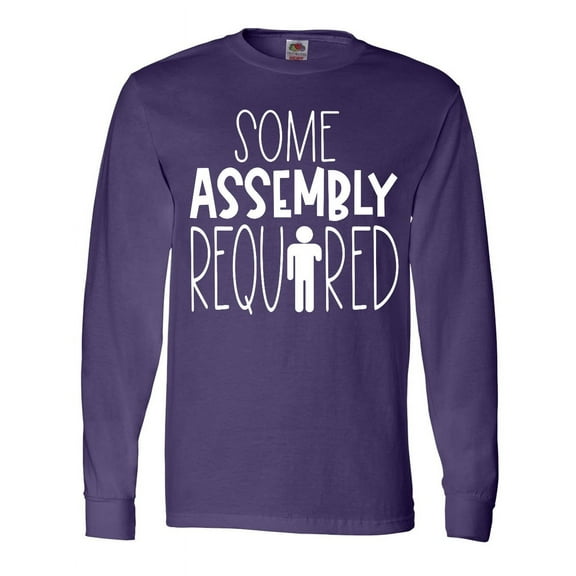 Inktastic Some Assembly Required Left Arm Amputee Long Sleeve T-Shirt