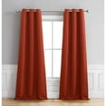 thumbnail image 6 of Henley Faux Linen Room Darkening 76 x 84 in. Grommet Curtain Panel Pair, 6 of 7