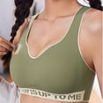 thumbnail image 2 of Women's Workout Seamless Sports Bras Casual Large Size Sports Yoga Fitness Sports Back Underwear Bra, 2 of 5
