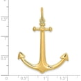 thumbnail image 5 of 14K Yellow Gold 3-D Large Anchor Charm - 46.6mm, 5 of 7