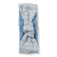 thumbnail image 3 of (4 pack) Scunci Posh & Polished Textured Fabric Headwraps, Blue & Gray, 2-Pieces, 3 of 5