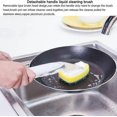 thumbnail image 3 of Dish Wand Sponge - Dishwashing Sponge Scrubber With 1 Dish Brush & 7 Refill Replacement Sponge Heads, Reusable Kitchen Cleaning Sponges, Cleaning, 3 of 4