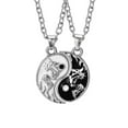 thumbnail image 4 of TIERPOP Yin Yang Necklace Personalized for Sun Moon Pendant Jewelry Suitable for Couple, 4 of 10