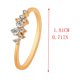 thumbnail image 3 of Fiudx Conjunto de Circonitas, Elegante Anillo de Garra Bicolor, Elegante Pulsera para Mujer, para Inspirar Confianza En Fiestas, Ideal para Unregalo Romántico, Sorpresa de San Valentín, Fabricado con, 3 of 3