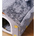 thumbnail image 4 of Dog House Indoor Puppy Cave Cat Nest Kennel Pet Bed Portable Memory Sponge Foldable Houses with Cushion, 4 of 9