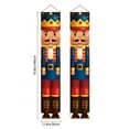 thumbnail image 5 of Porch Sign Christmas Door Sign, Christmas Nutcracker Hanging Banners Life Size Soldier Model Nutcracker for Front Door Fireplace Garden Indoor Outdoor Kids Party, 71" x 12", 5 of 6