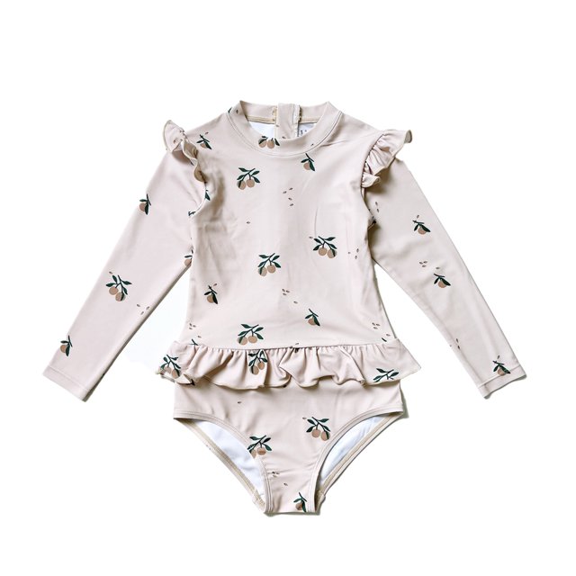 AJZIOJIRO Baby Toddler Girls One Piece Swimsuit UPF 50+ Sun Protection Ruffle Swimwear Infant Summer Bathing Suits 6M-8T