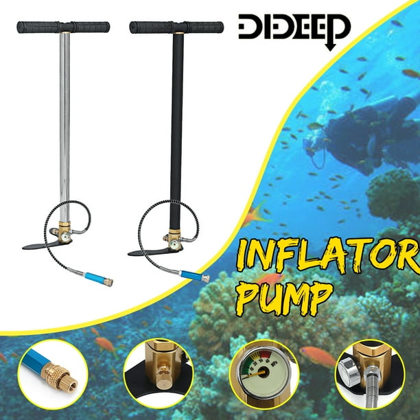 US Hand Operated Inflator Pump For Scuba Snorkeling Diving Oxygen