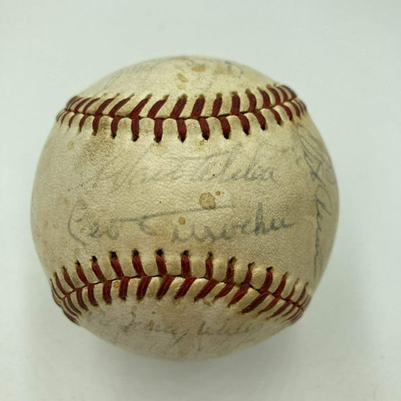 1964 Los Angeles Dodgers Team Signed National League Baseball JSA COA